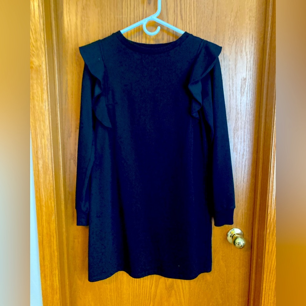 Black sweater dress